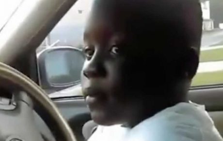Disbelieve as a 9-year-old boy is spotted driving a Totoya Passo on the busy Mombasa Road