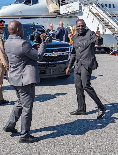 William Ruto left the country for Azerbaijan on a chartered luxury private jet