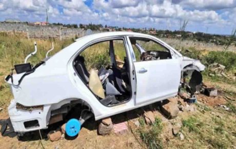 DCI recovers stolen cars in Utawala scrabbed for parts